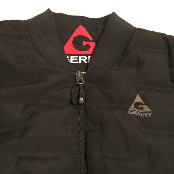 Gerry Mens Black Long Sleeve Zipped Pocket Full-Zip Puffer Jacket Size Large - Picture 4 of 11